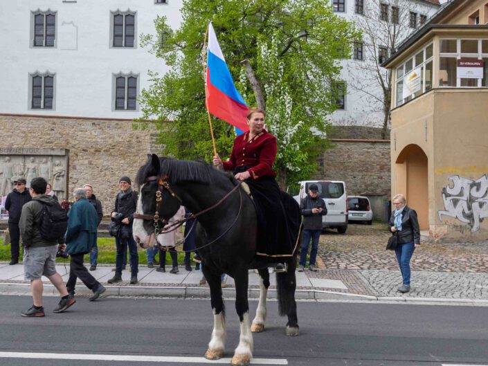 Gedenkveranstaltung zum 80. Jahrestag der Begegnung an der Elbe in Torgau am 25. April 2025