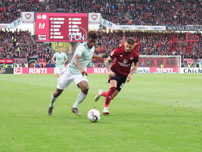 FC Nürnberg vs. FC Bayern München am 28. April 2019