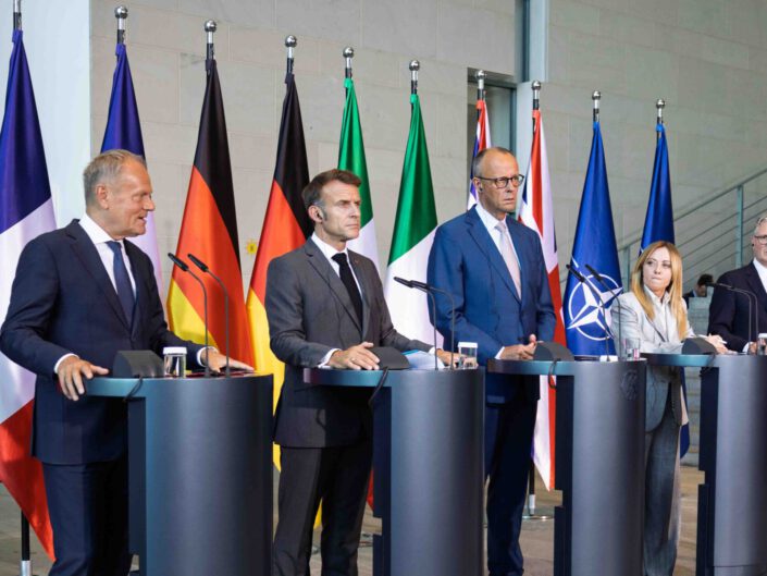 Treffen der Staats- und Regierungschefs der E5 in Berlin am 24. Juni 2026